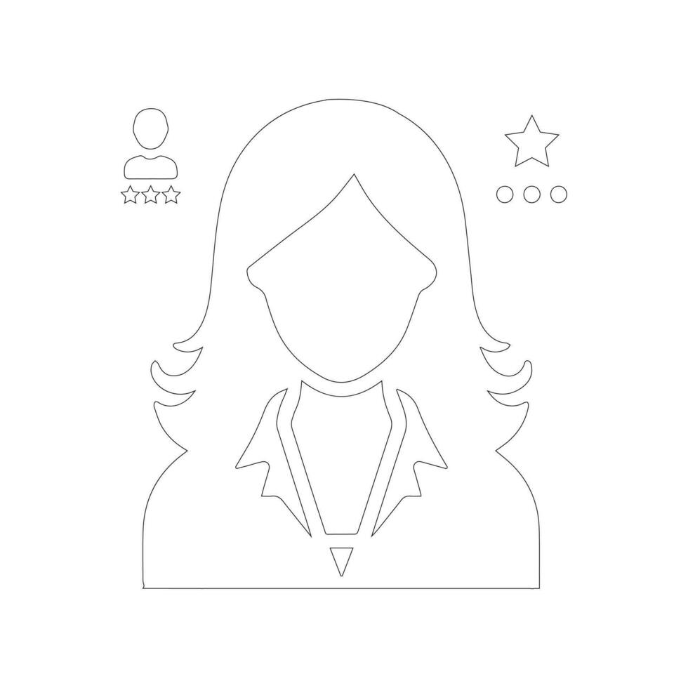 vector icon for employee or customer experiences
