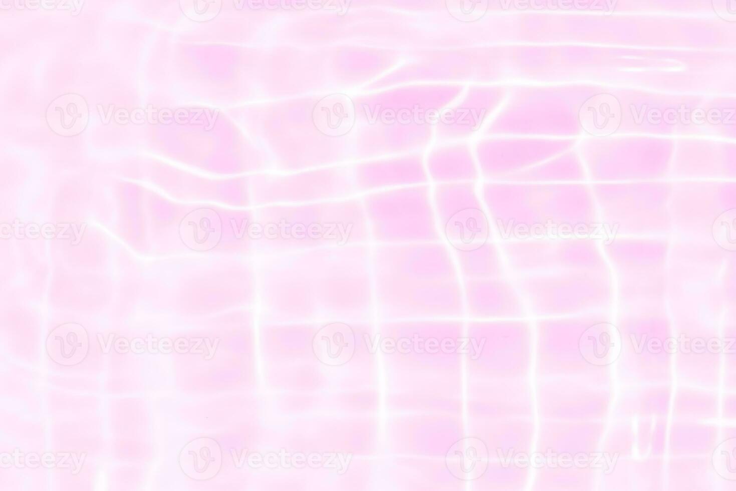 Defocus blurred transparent blue colored clear calm water surface texture with splashes and bubbles. Trendy abstract nature background. Water waves in sunlight with copy space. Blue watercolor shining photo