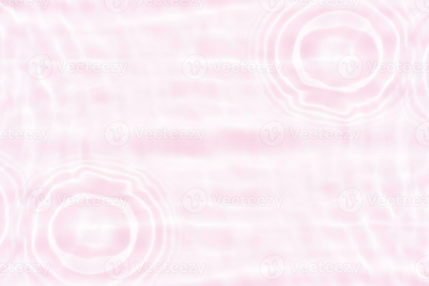Defocus blurred transparent blue colored clear calm water surface texture with splashes and bubbles. Trendy abstract nature background. Water waves in sunlight with copy space. Blue watercolor shining photo