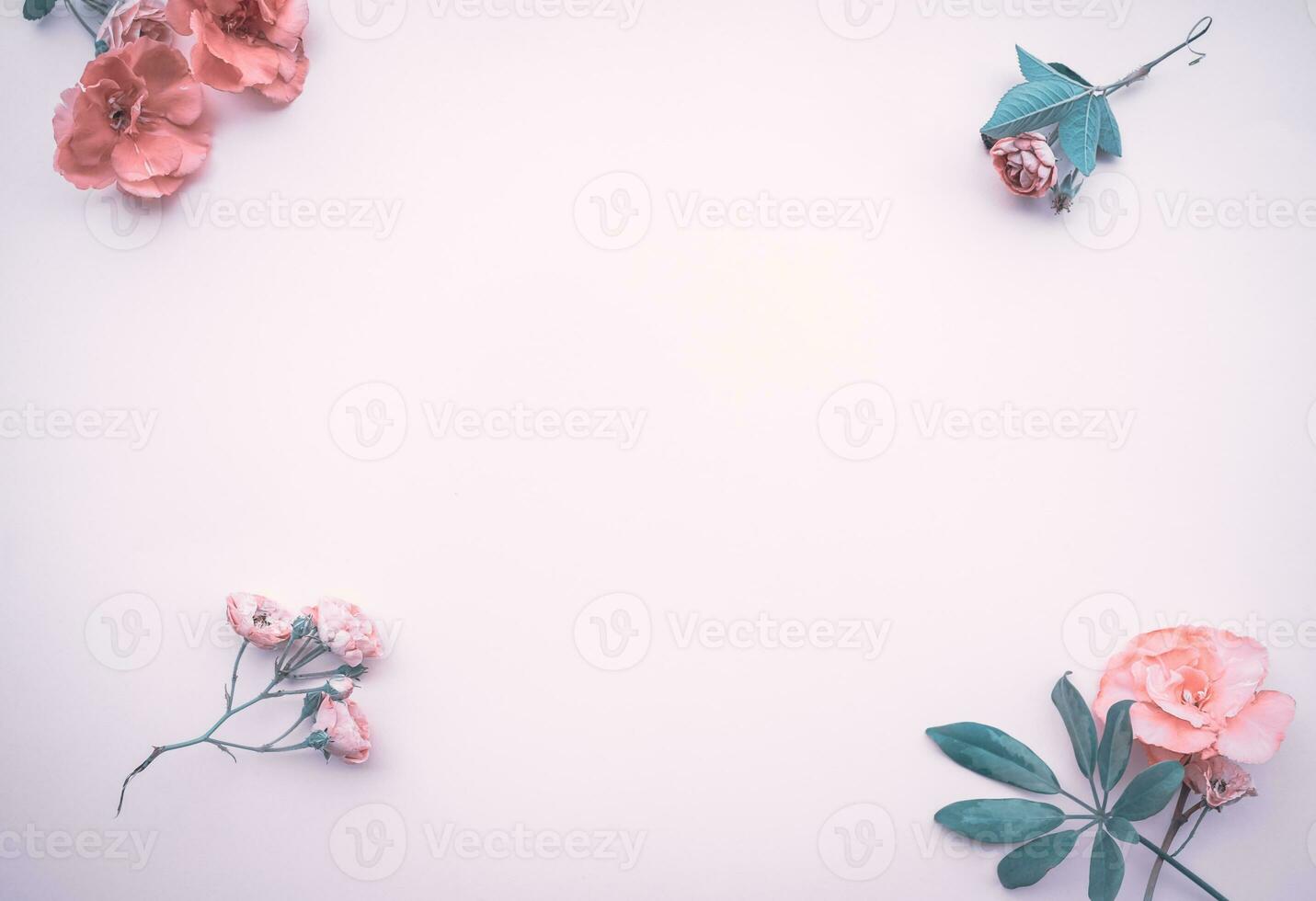 Gentle floral background photo