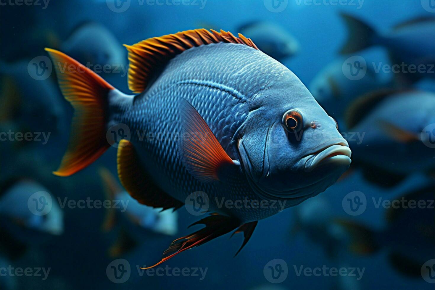 AI generated Fishs allure captured in a beautifully composed and detailed portrait photo