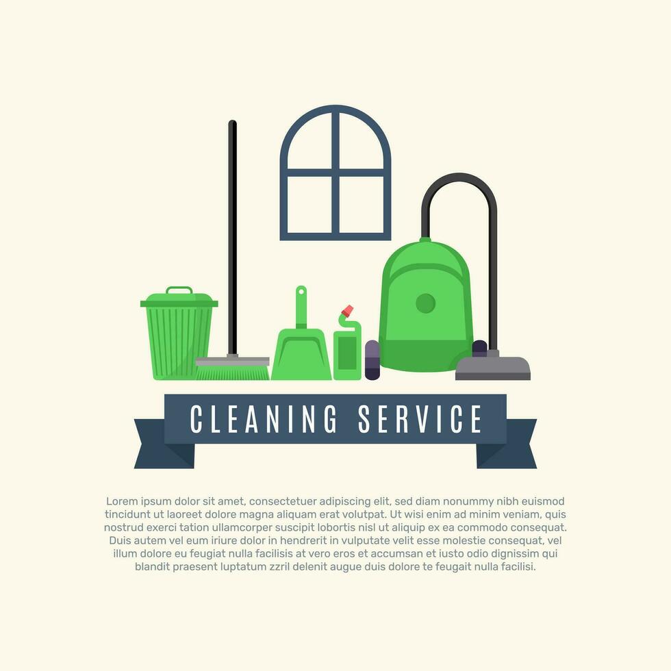 Cleaning service banner for advertisement. - Vector. vector