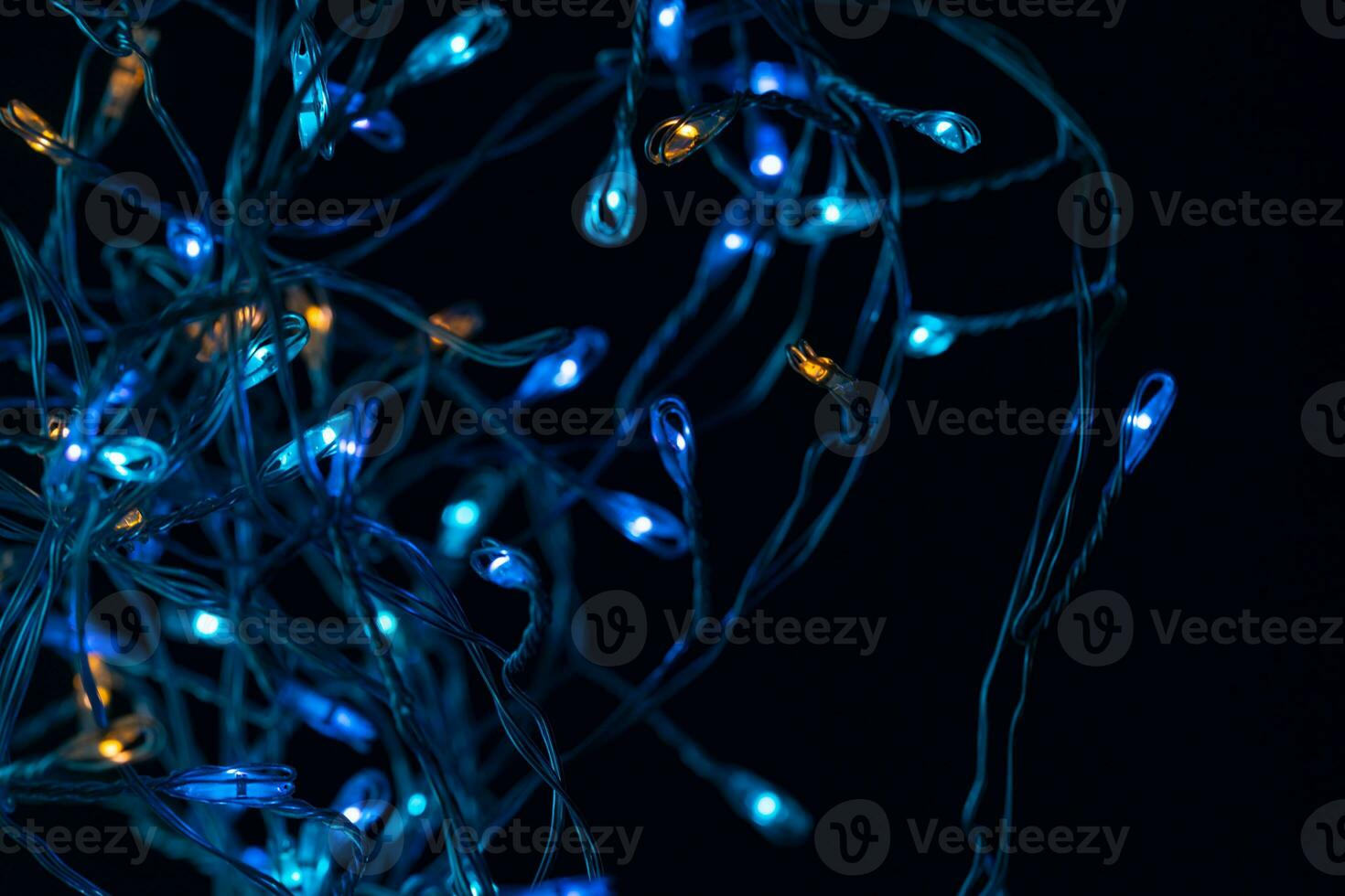 Modern Lights Black Background photo