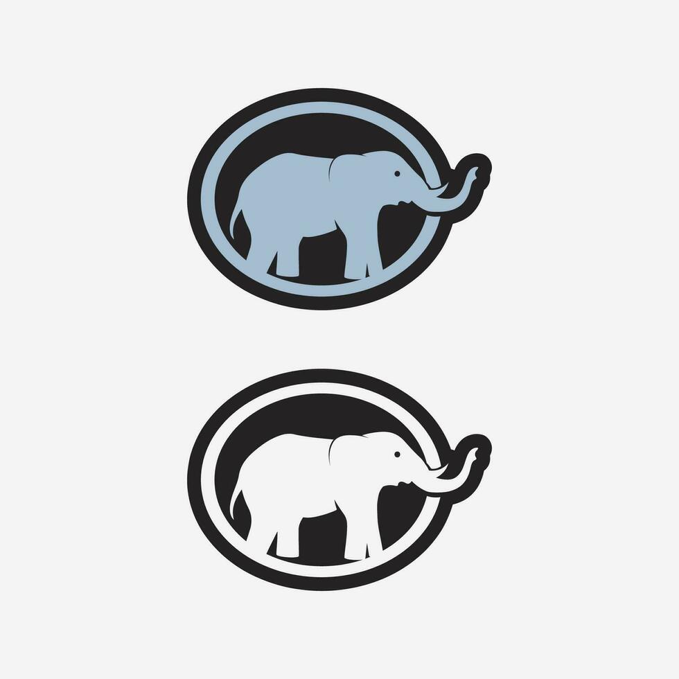 Elephant Logo Vector Illustrator Design Template