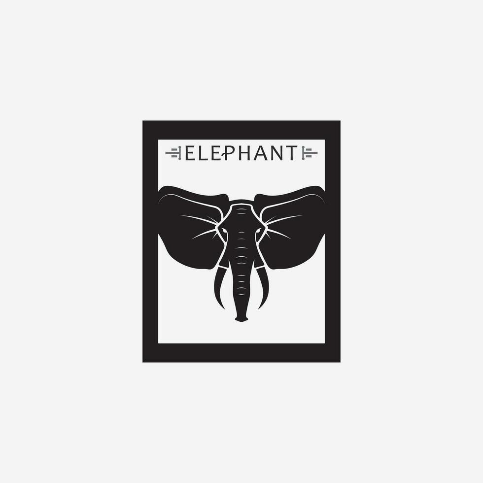 Elephant Logo Vector Illustrator Design Template