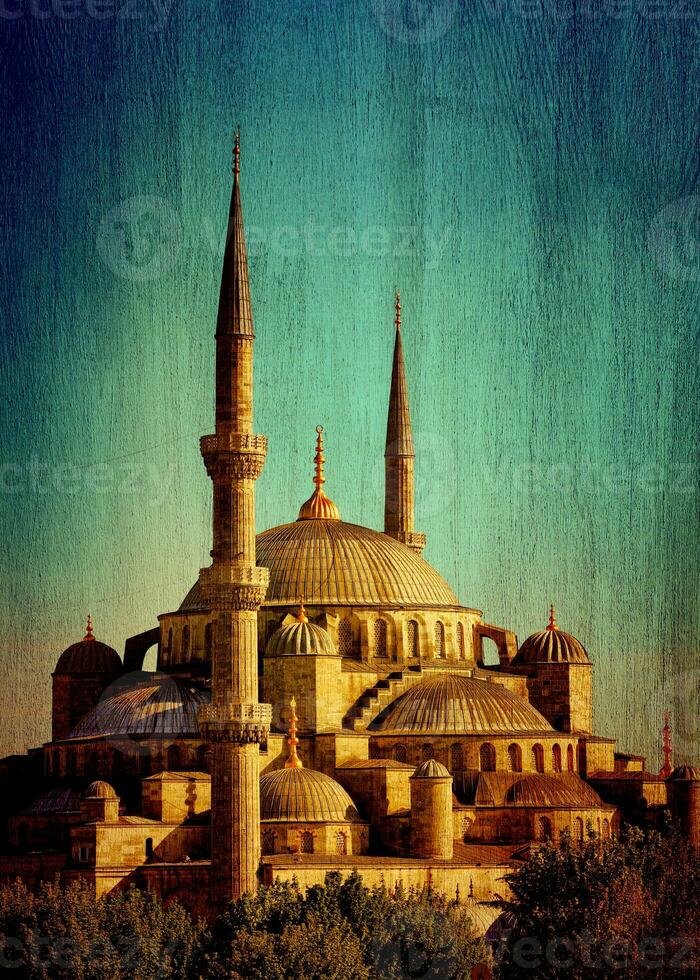 Blue mosque of Istanbul photo