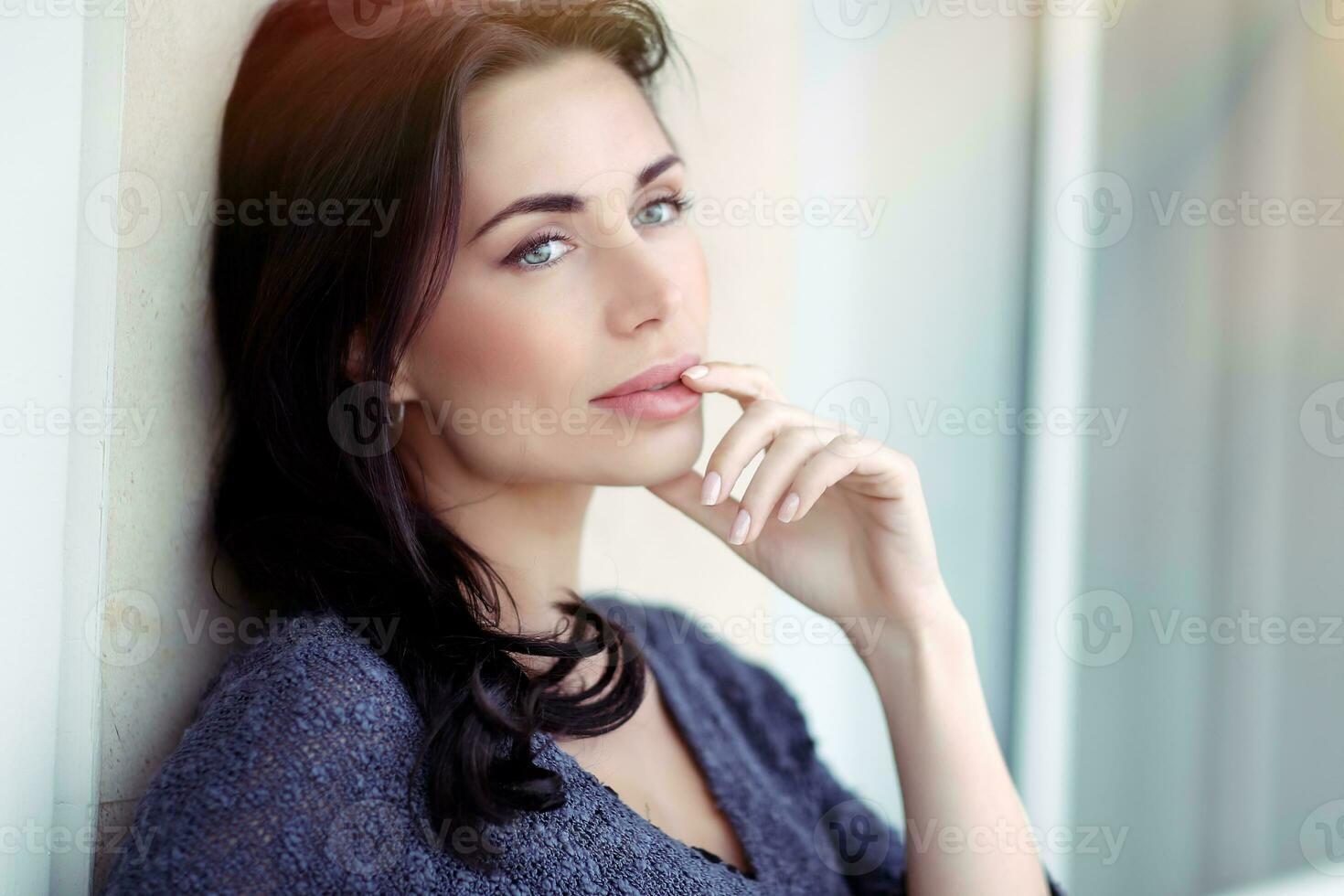 Beautiful woman portrait photo