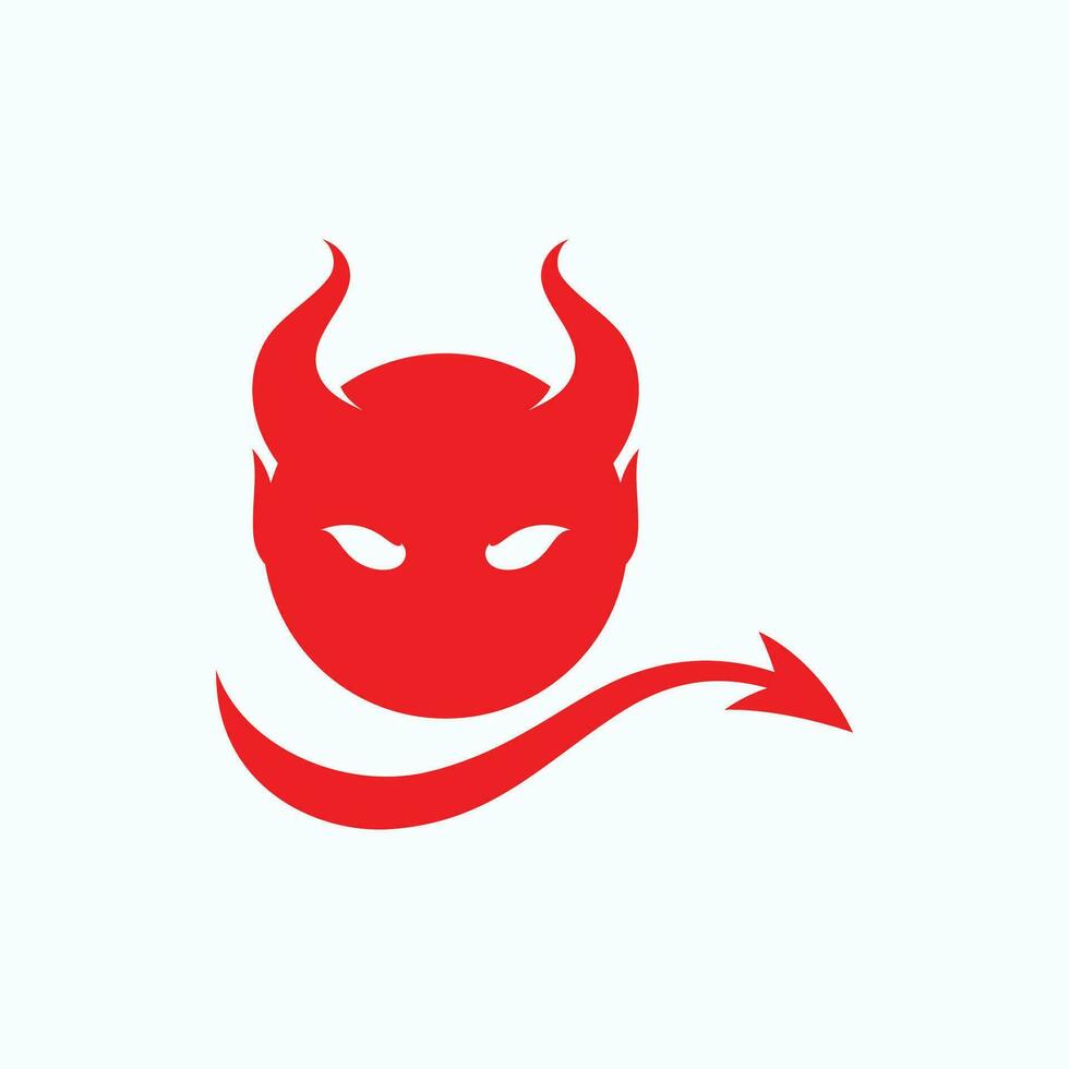Devil logo symbol vector template