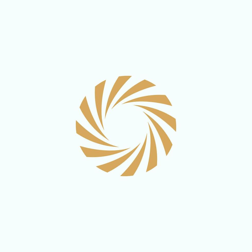 Vortex icon logo vector design template