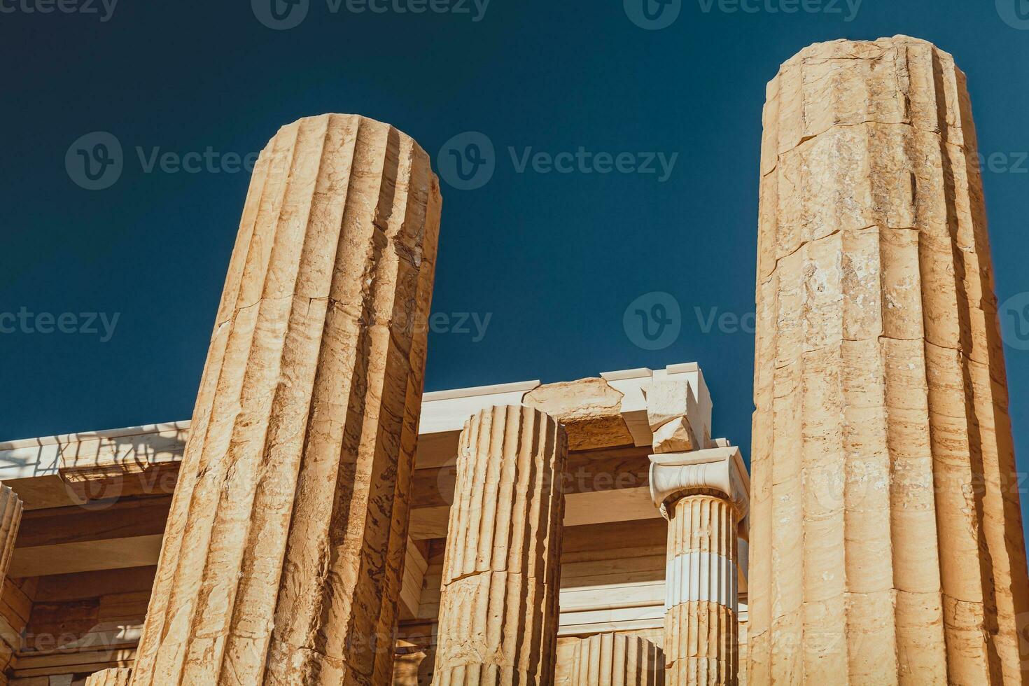 Beautiful Parthenon Columns of Greece photo