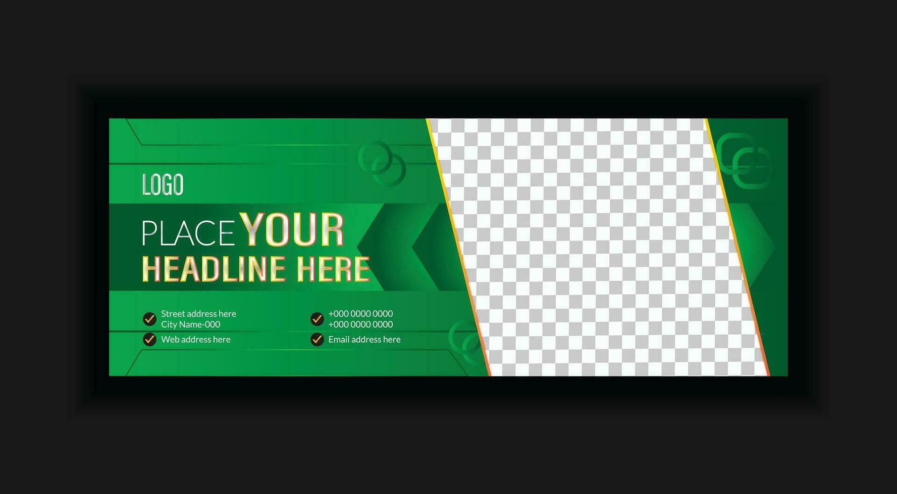 Medical health care cover and banner template vector design