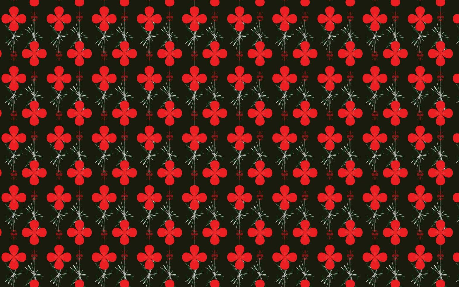 Wild flowers pattern design for sale vector
