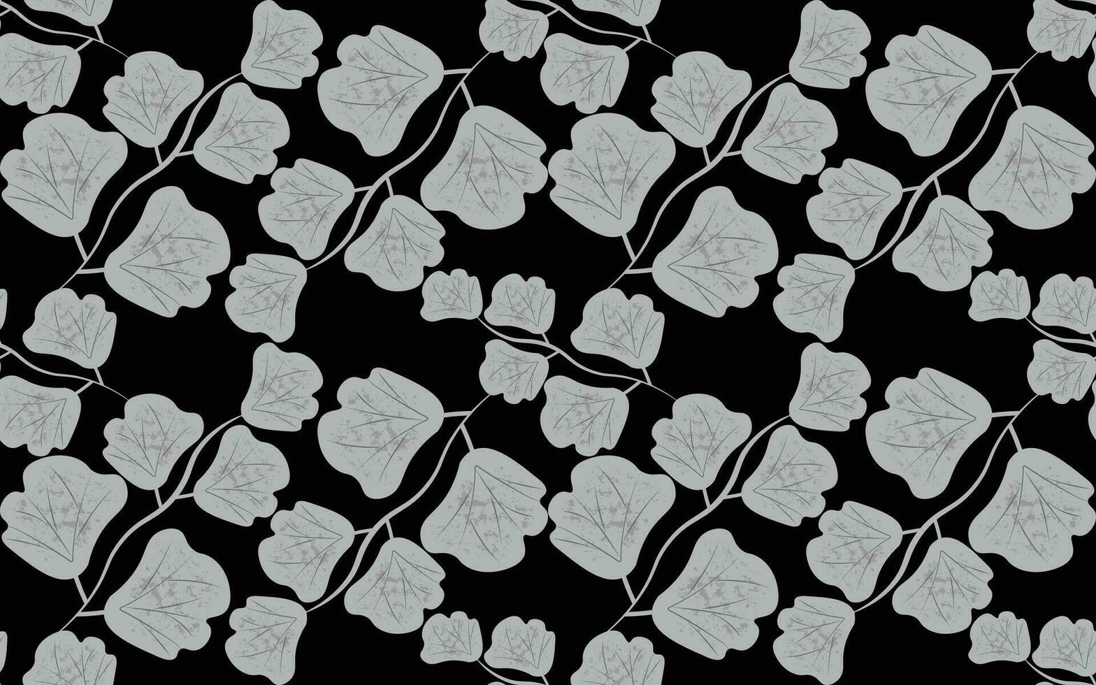 Botanical pattern and background design vector