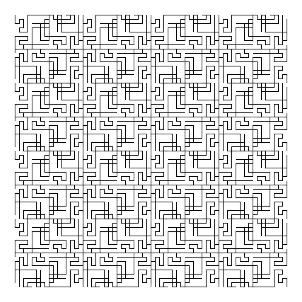 Isolated Artwork Design with Line Motif vector