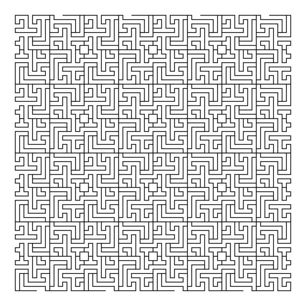 Maze puzzle game vector pattern