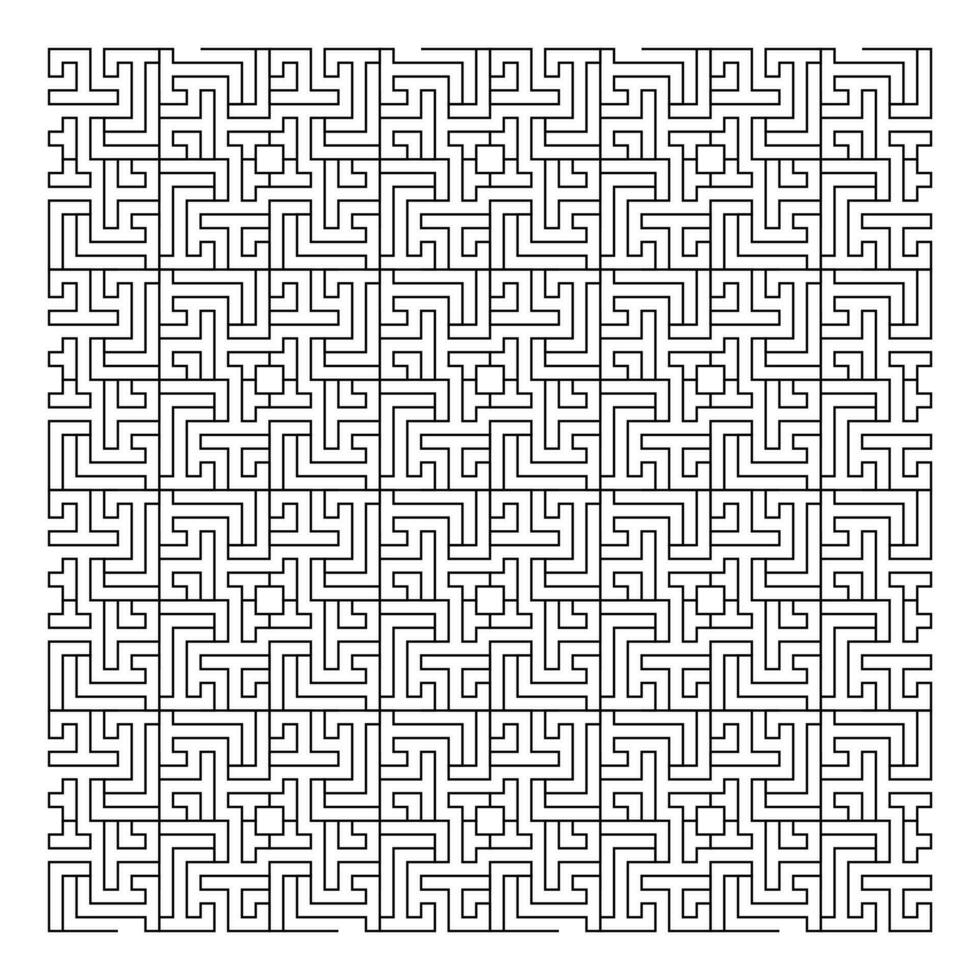 Maze puzzle game vector pattern