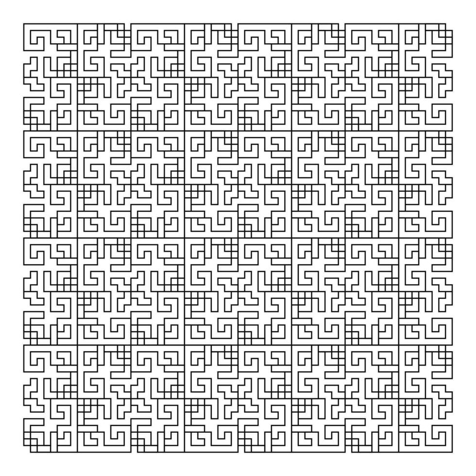 Maze puzzle game vector pattern
