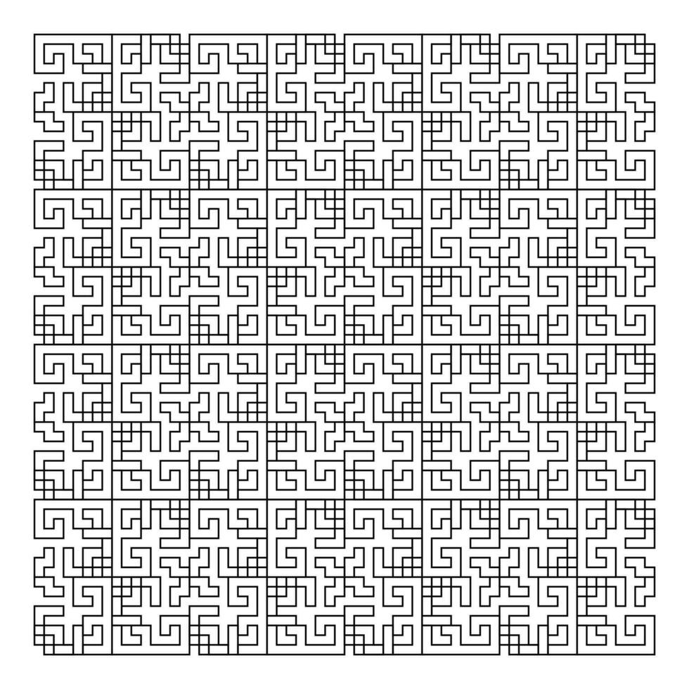 Maze puzzle game vector pattern