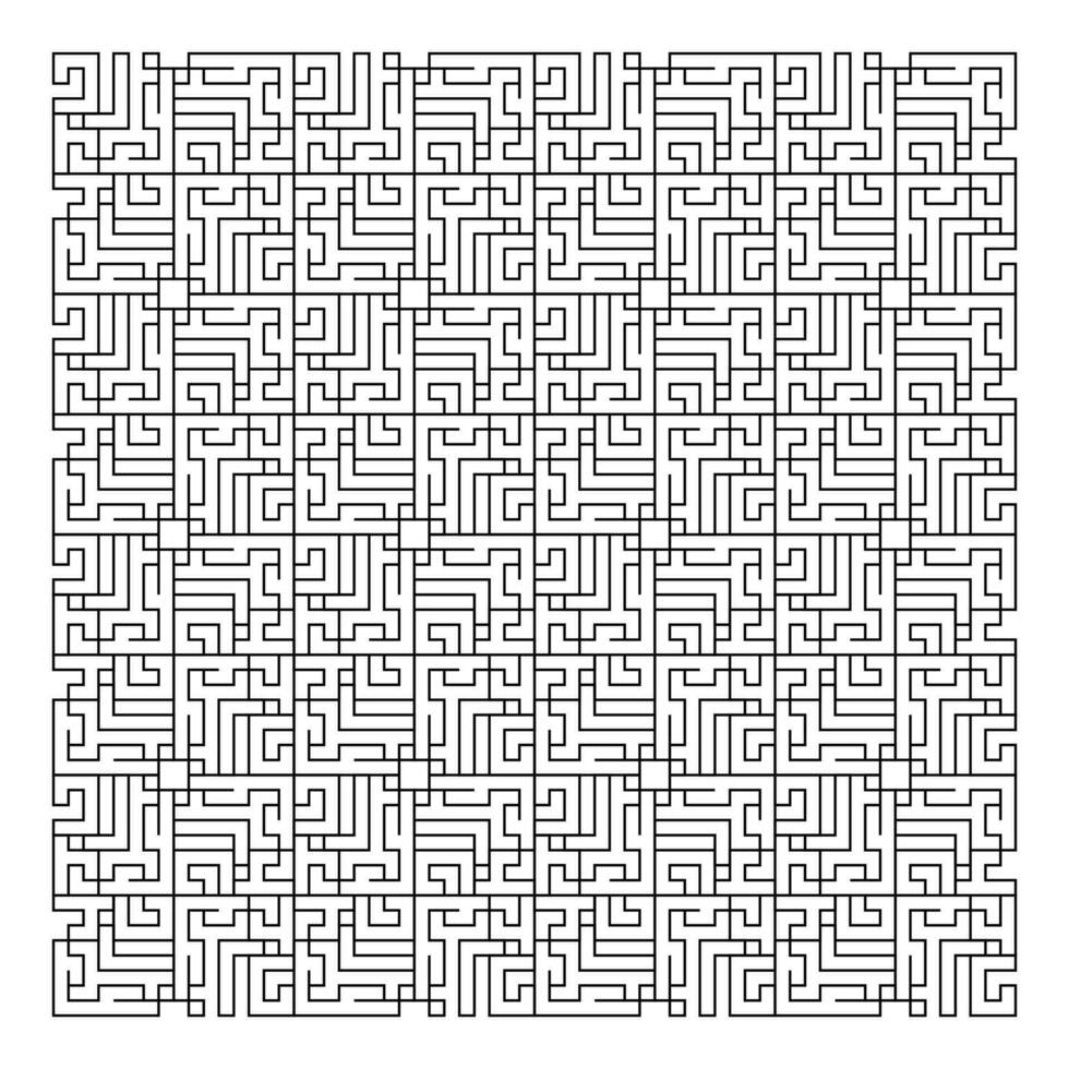 Maze puzzle game vector pattern