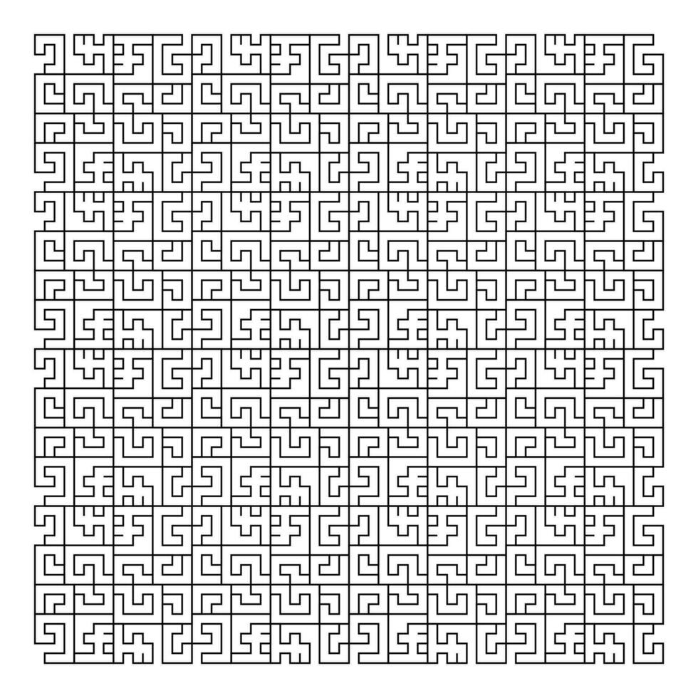 Maze puzzle game vector pattern