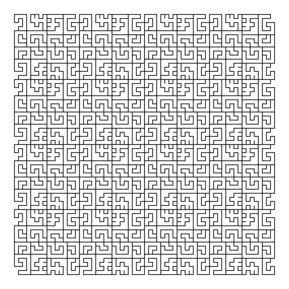 Maze puzzle game vector pattern