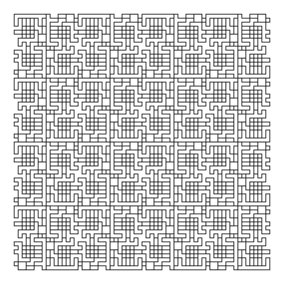 Maze puzzle game vector pattern