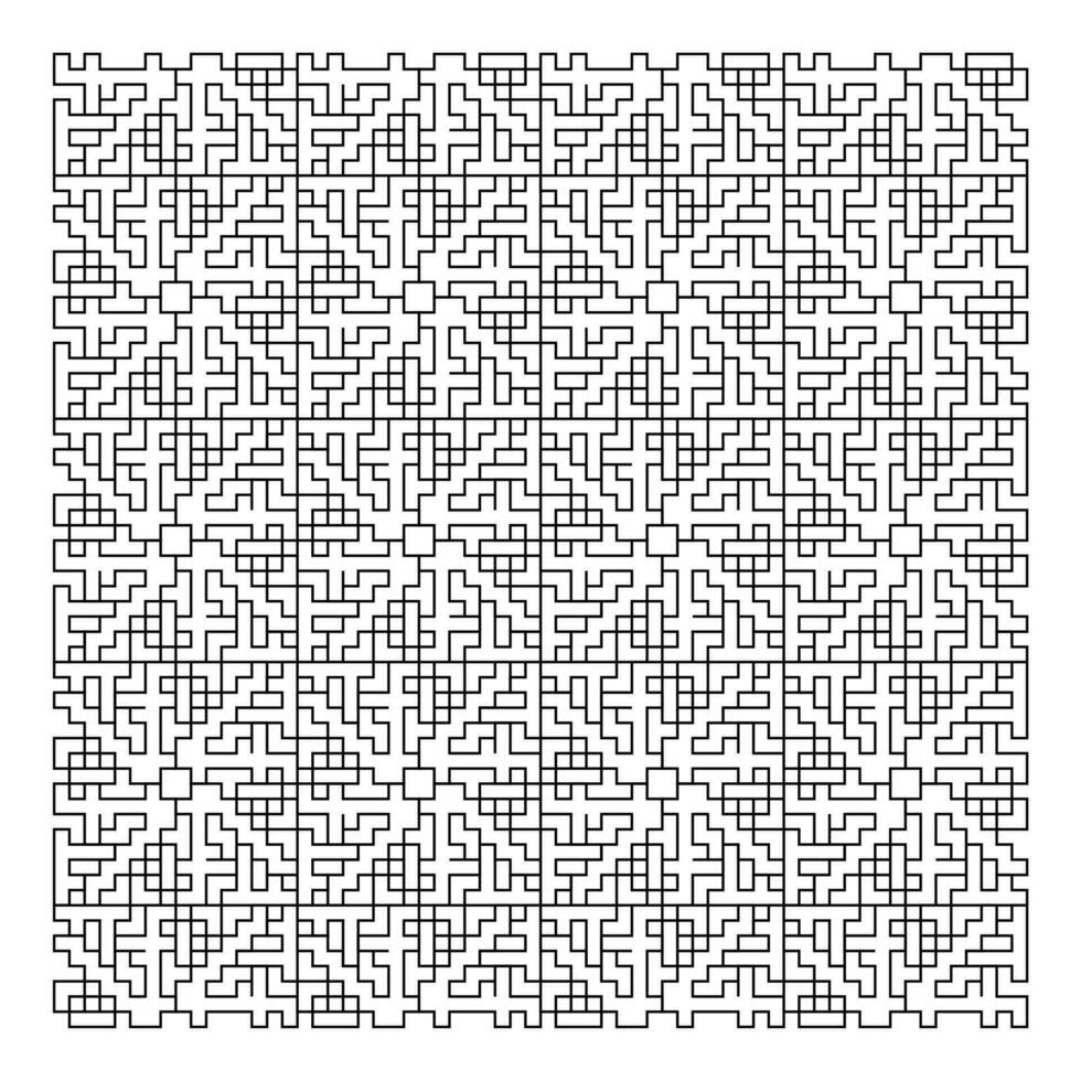 Maze puzzle game vector pattern