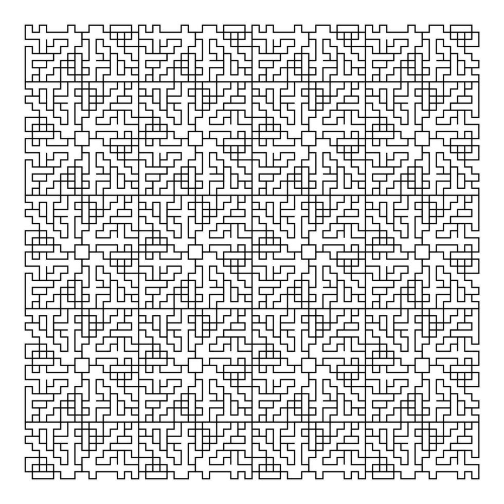 Maze puzzle game vector pattern