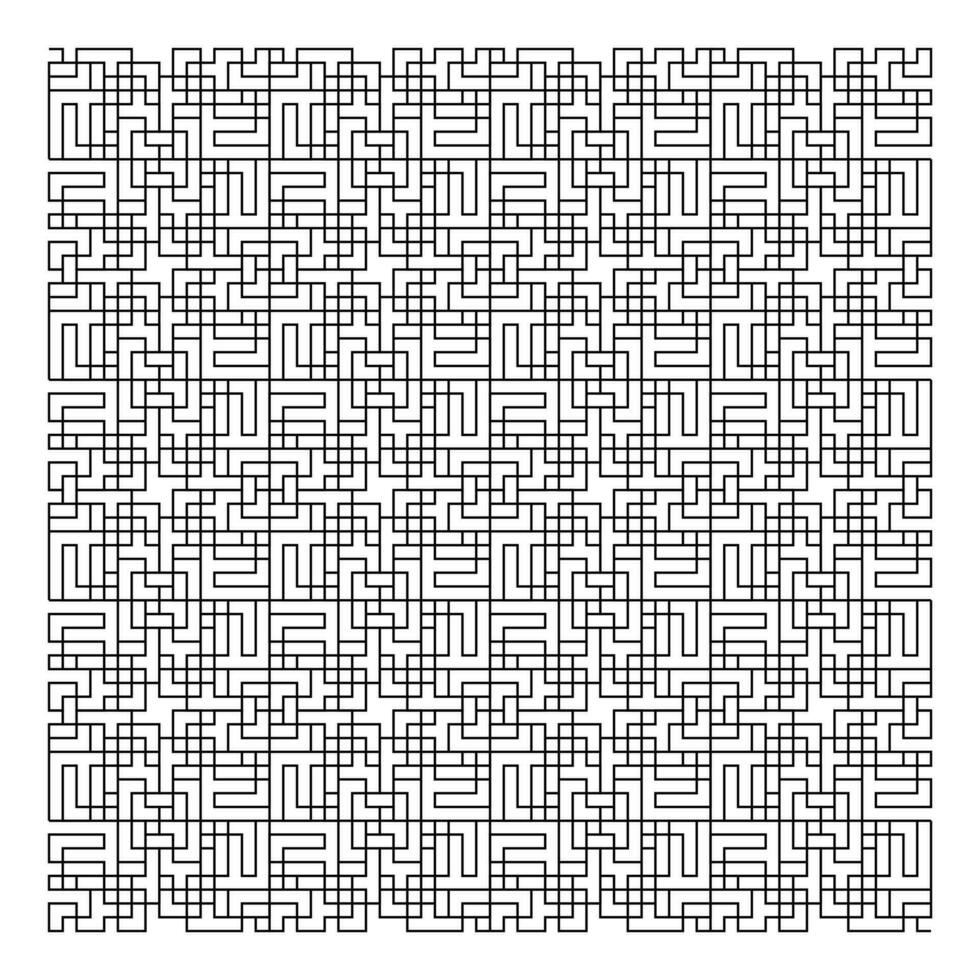 Isolated Artwork Design with Line Motif vector