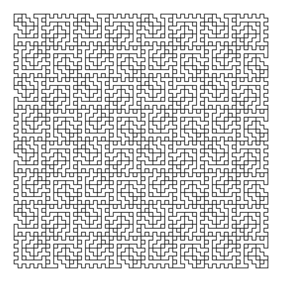 Maze puzzle game vector pattern