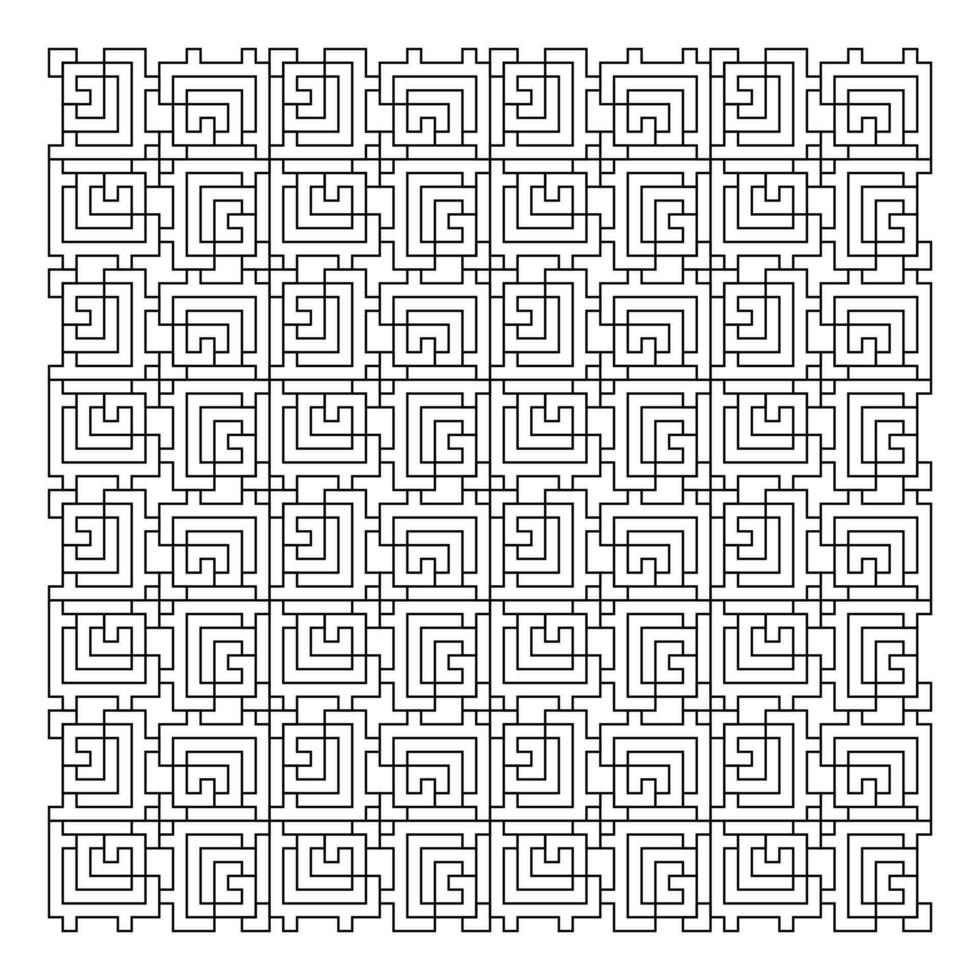 Maze puzzle game vector pattern