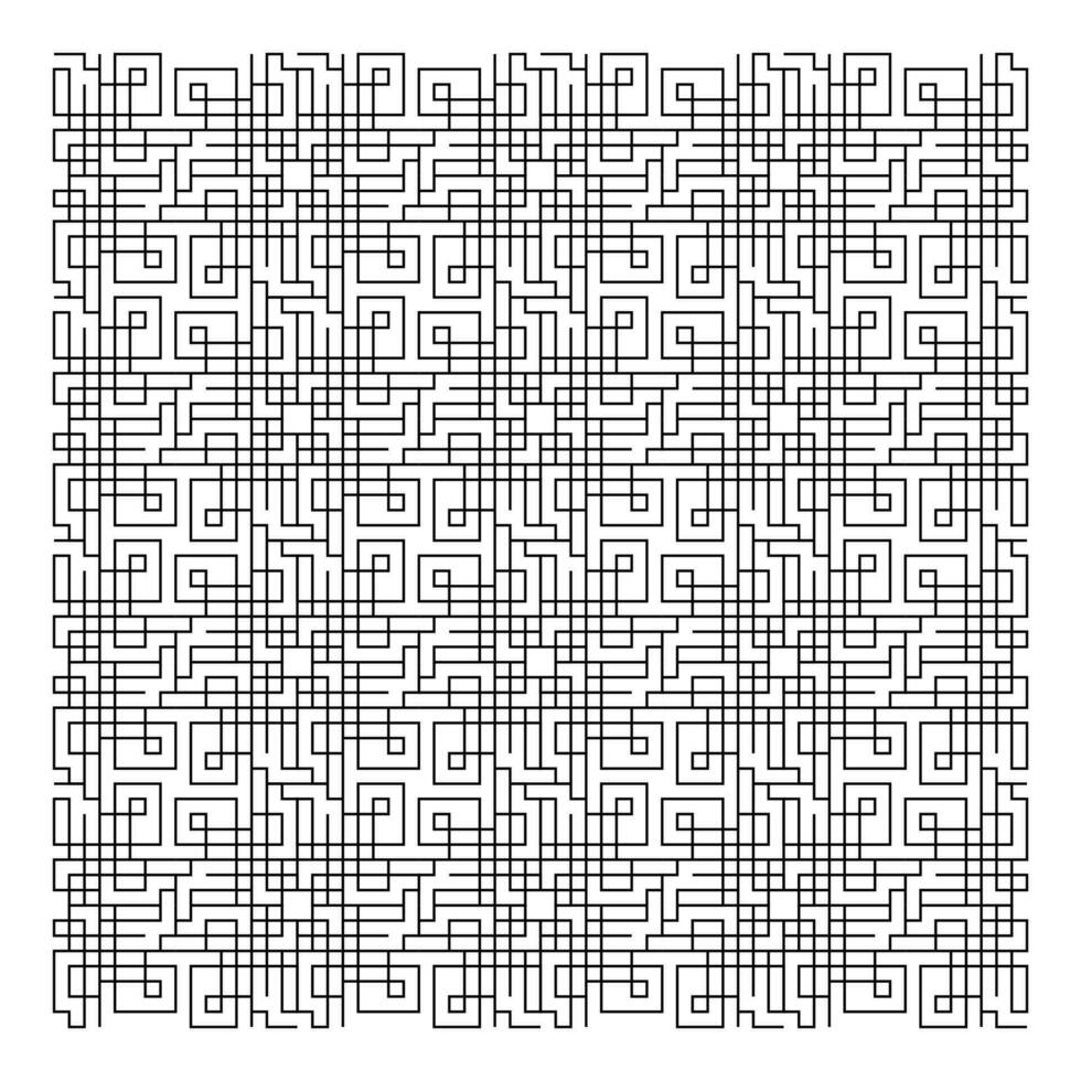Isolated Artwork Design with Line Motif vector