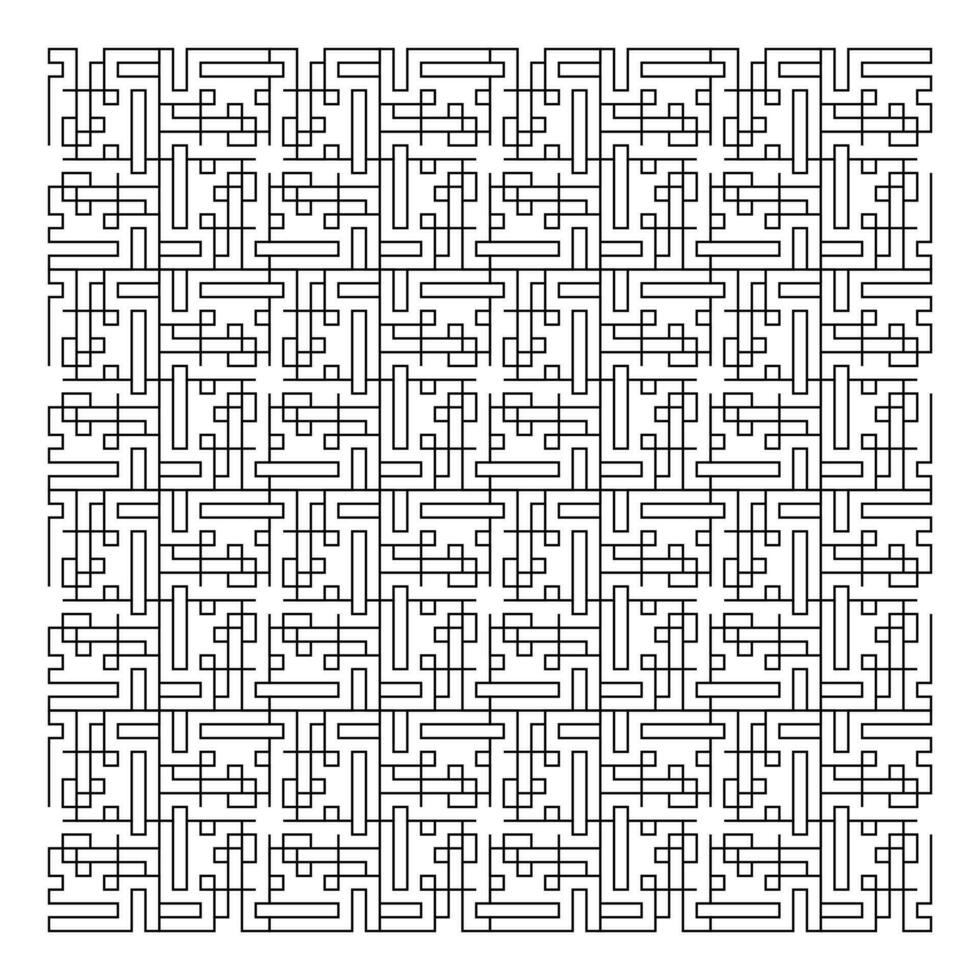 Maze puzzle game vector pattern