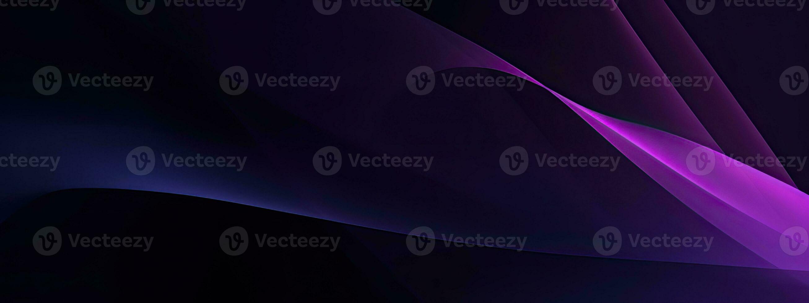 AI generated Black deep purple abstract modern background for design. Geometric shape. 3d effect. Lines, photo