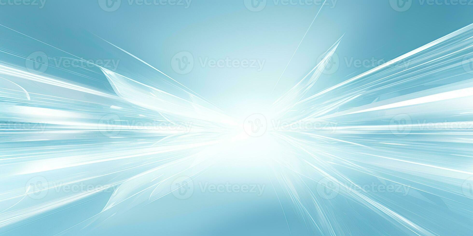 AI generated Abstract Light Blue Futuristic Background photo