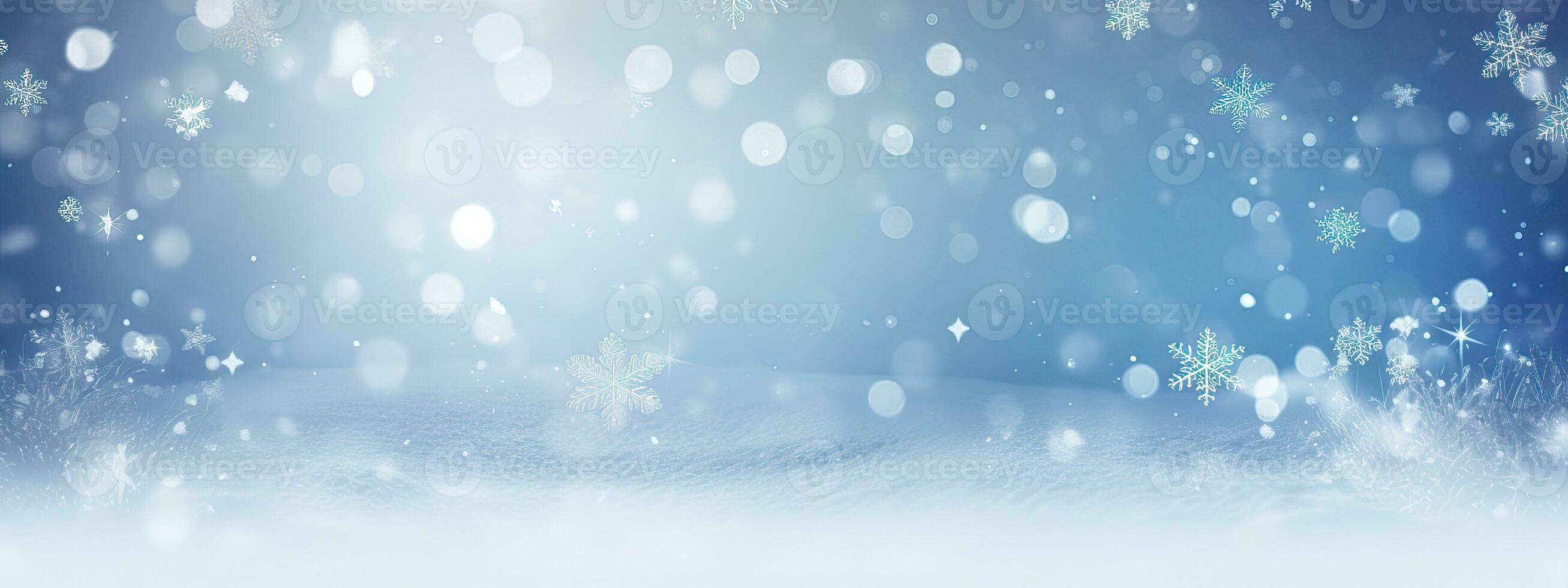 AI generated Winter snow background with snowdrifts, with beautiful