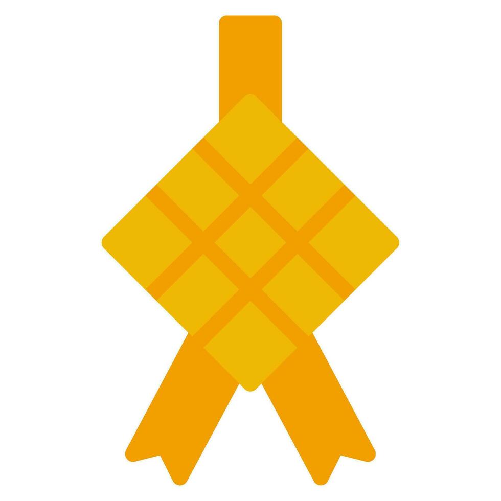 Ketupat Icon Illustration for web, app, infographic, etc vector