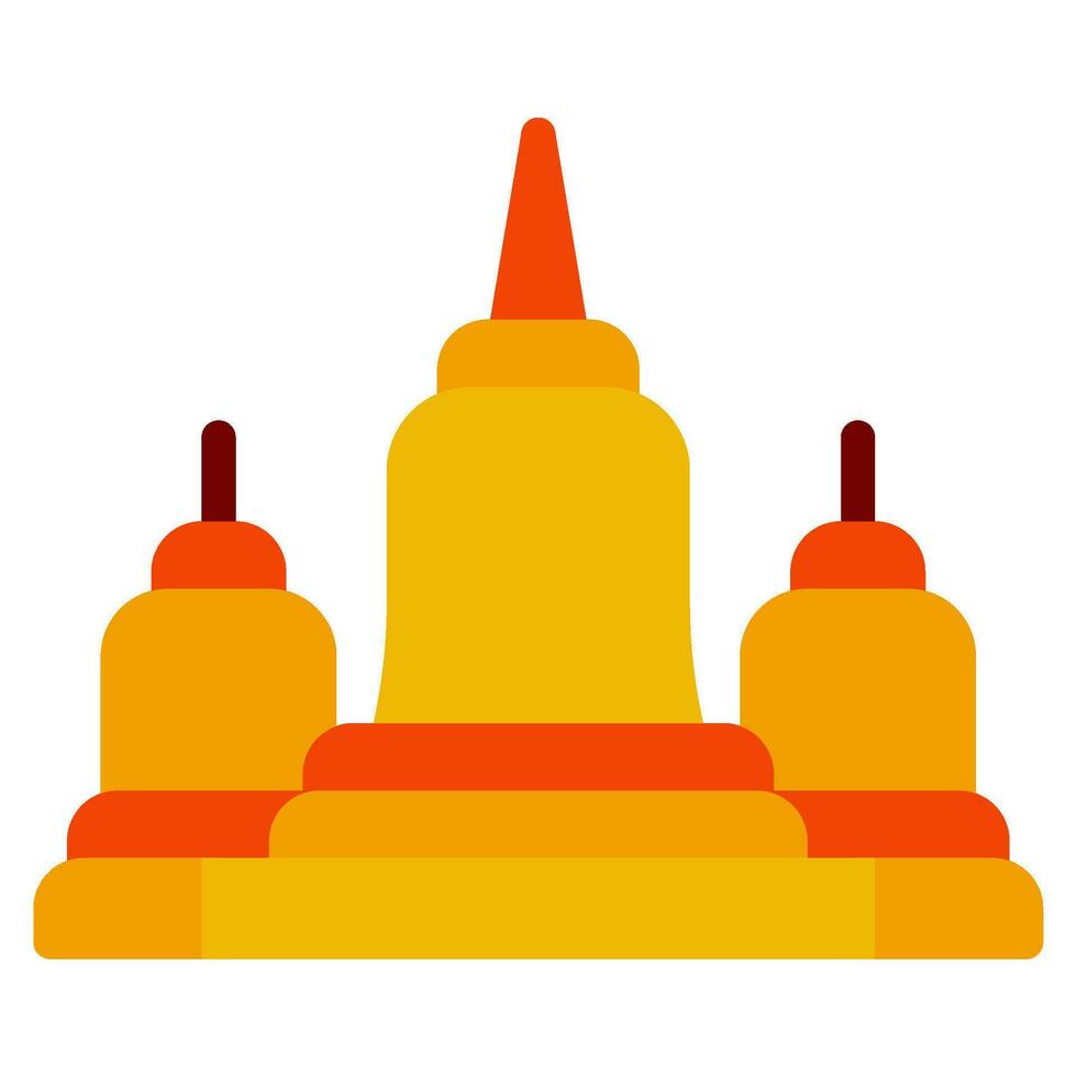 Temple Icon Illustration for web, app, infographic, etc vector