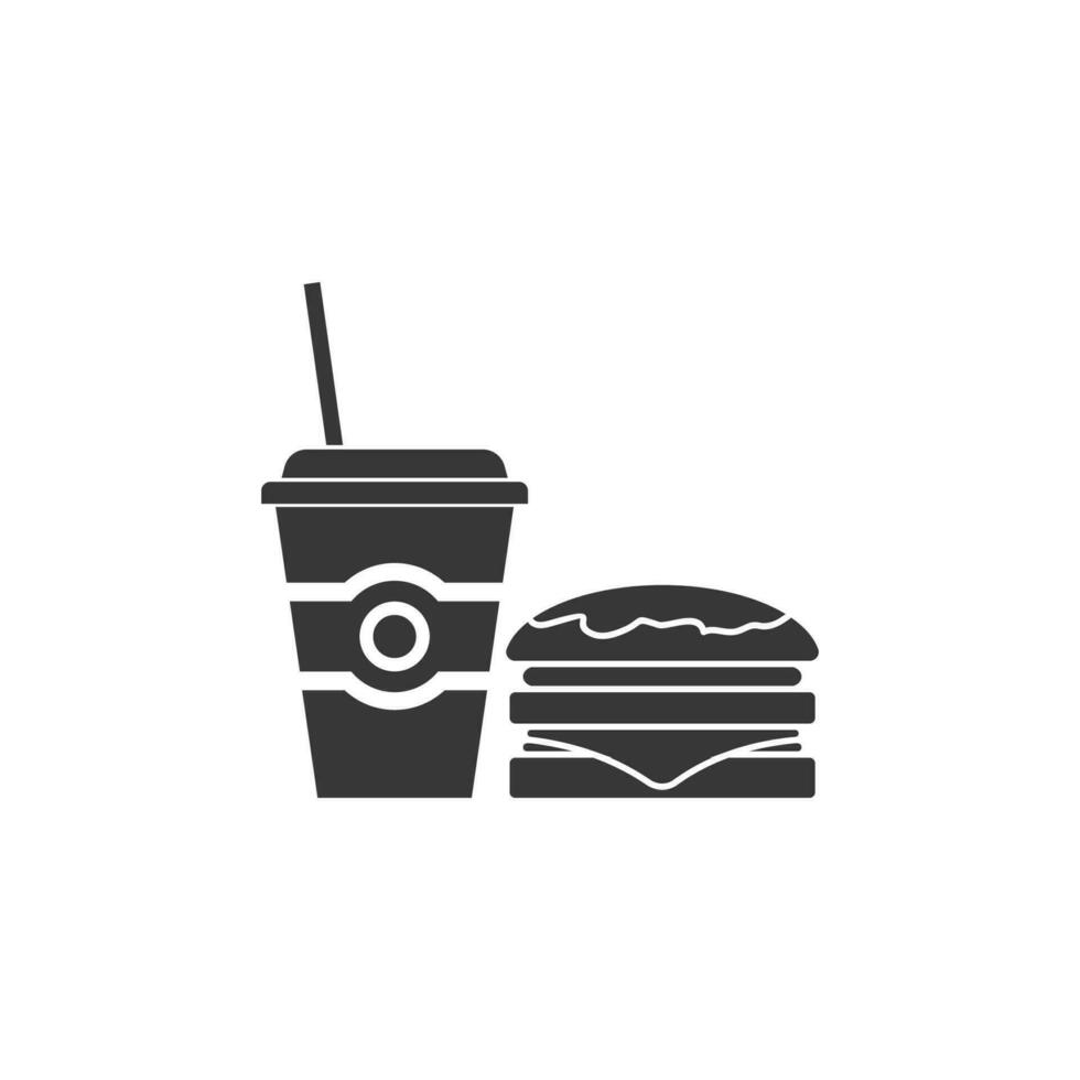 fast food icon vector