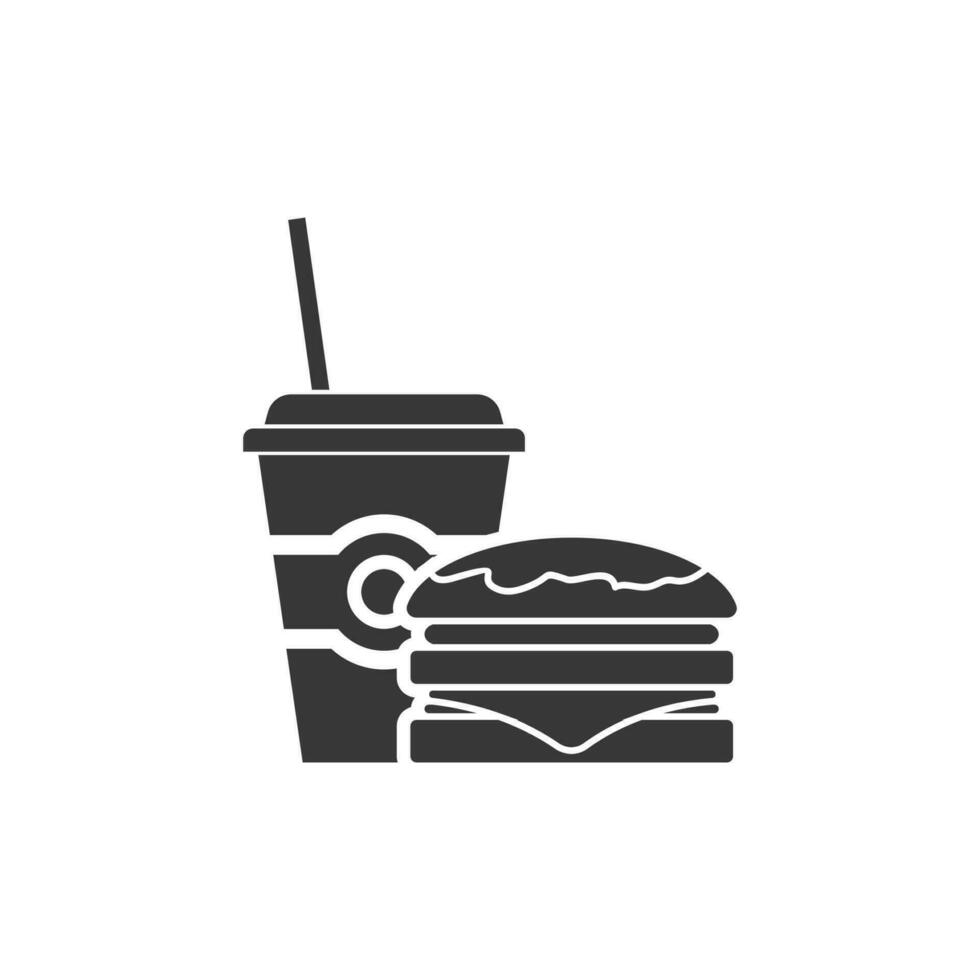 fast food icon vector