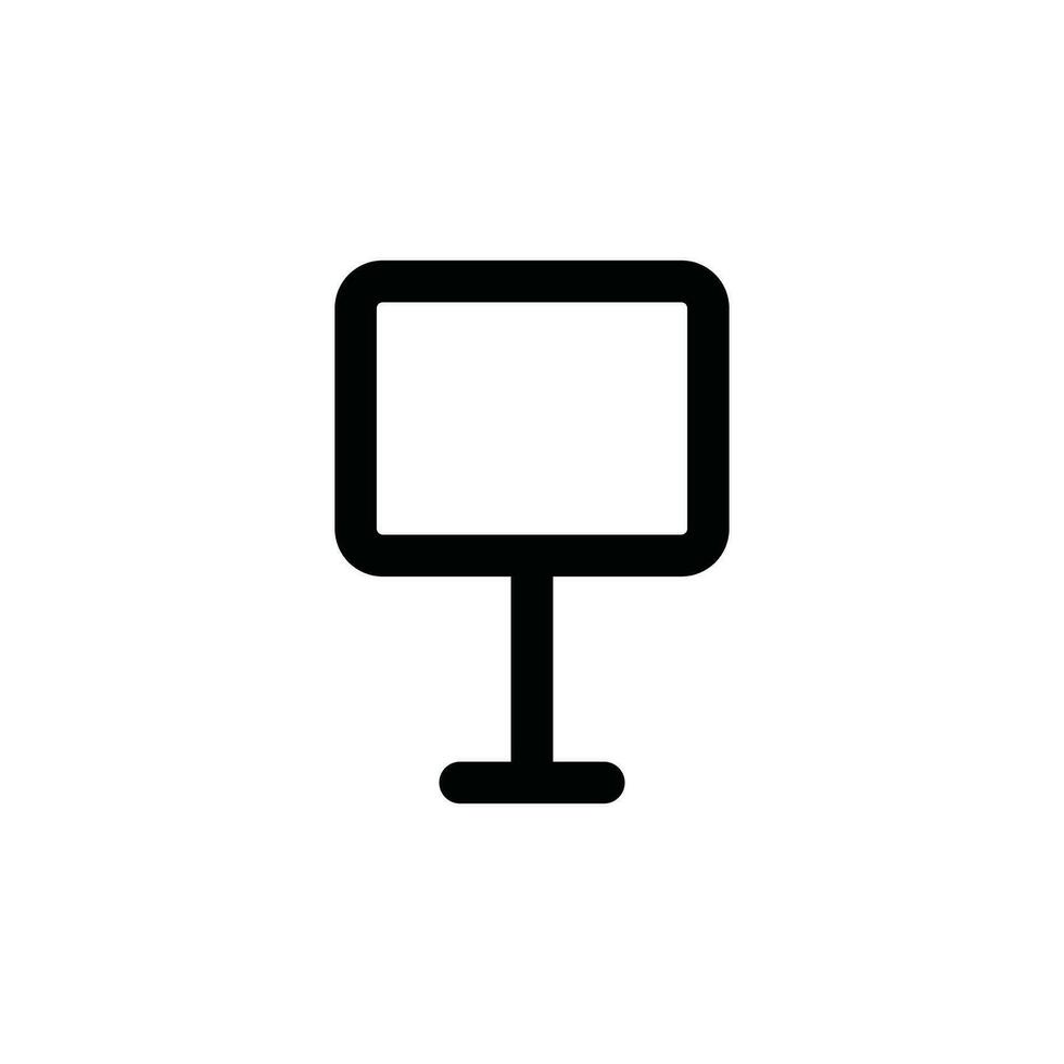 billboard icon vector
