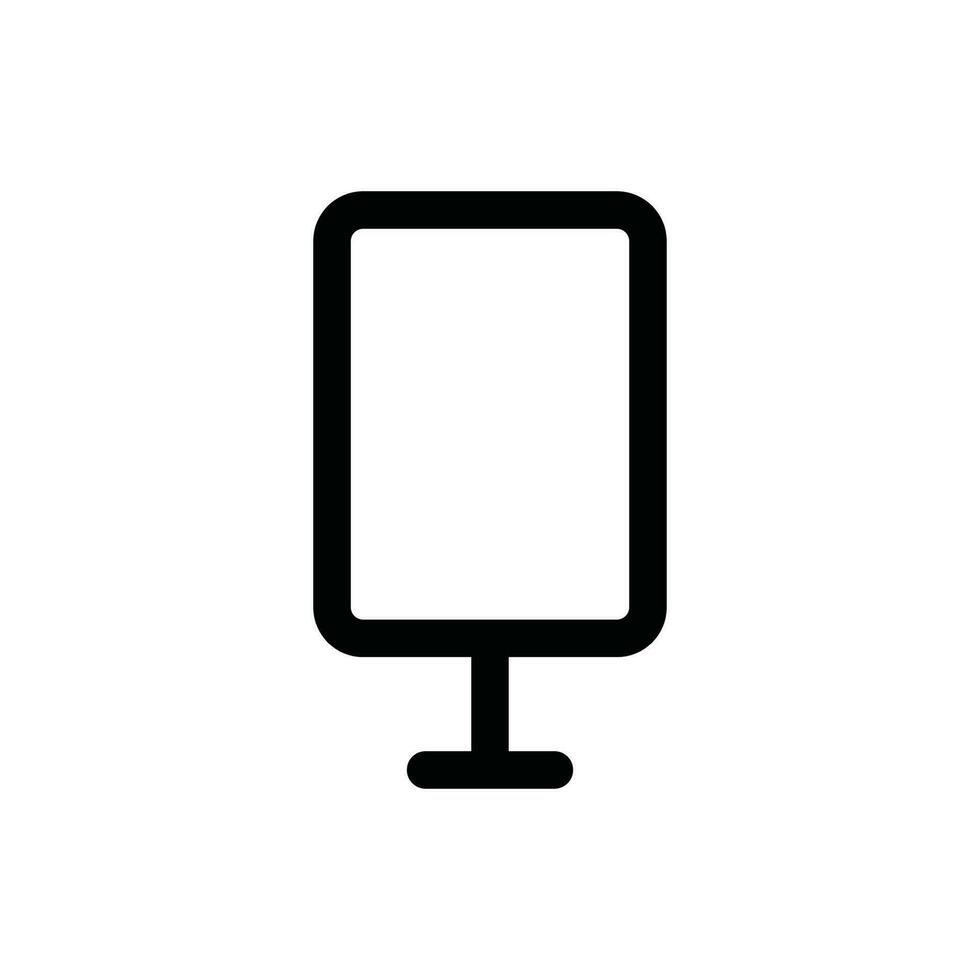 billboard icon vector