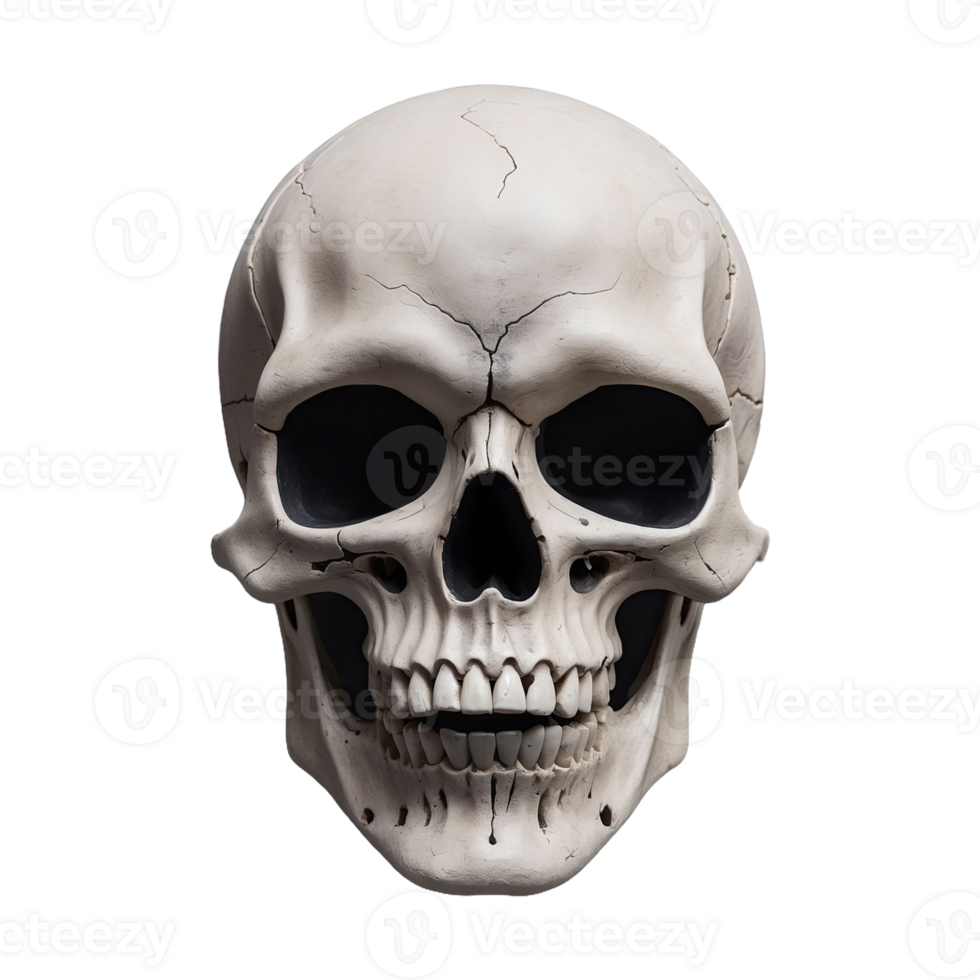 AI generated Skull Mask isolated on transparent background png