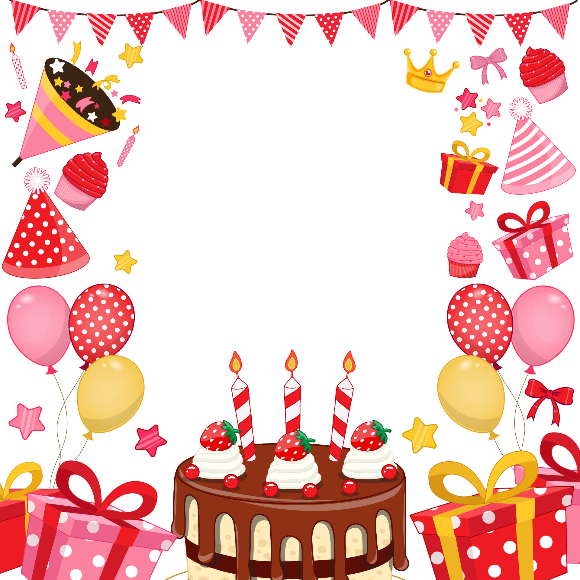 vector-happy-birthday-for-girl-background-greeting-card-invitation