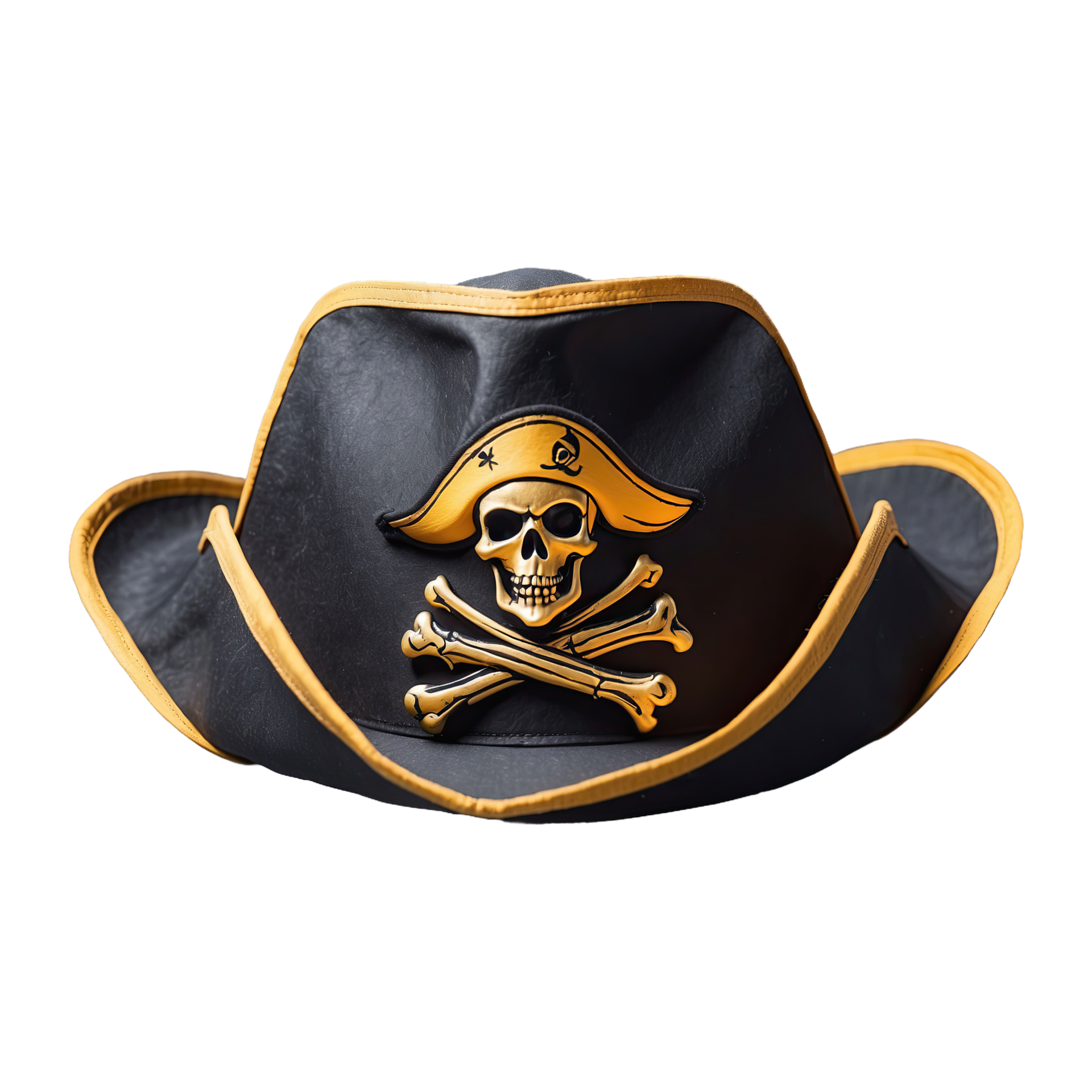ai g??n??r?? pirate chapeau isol?? sur transparent Contexte 36408017 PNG