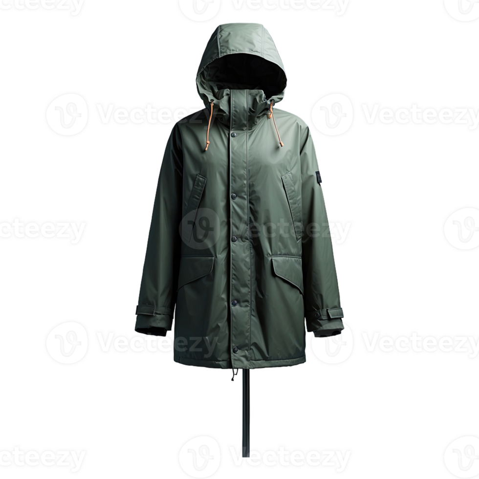 AI generated Waterproof Parka isolated on transparent background png