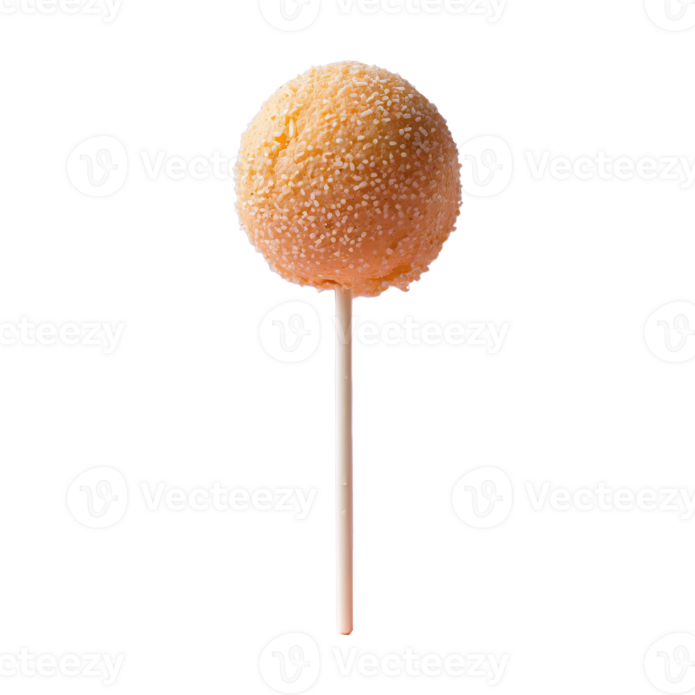 AI generated Cake Pop isolated on transparent background png