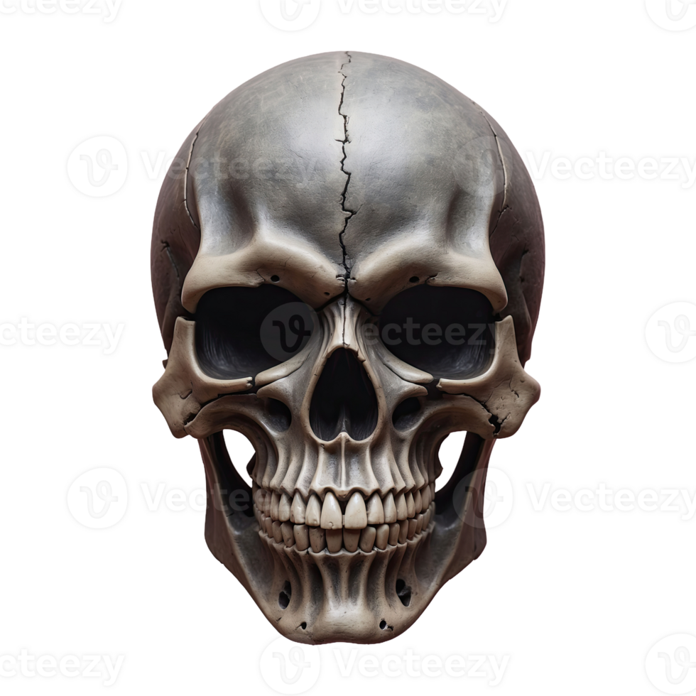 AI generated Skull Mask isolated on transparent background png