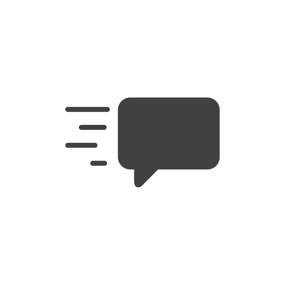 send chat icon. sign for mobile concept and web design. outline vector icon. symbol, logo illustration. vector graphics.