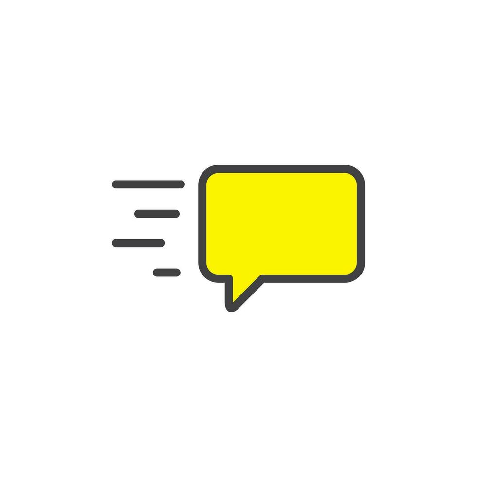 send chat icon. sign for mobile concept and web design. outline vector icon. symbol, logo illustration. vector graphics.